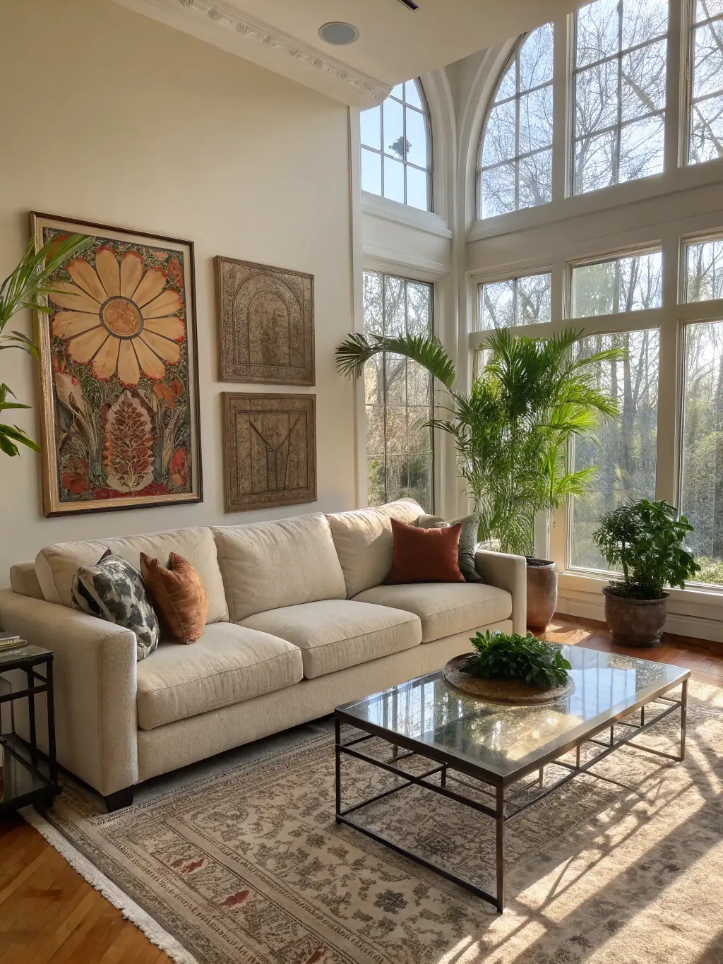 A photo of a safe and welcoming residential space, clean and well-maintained, representing AVAF's temporary housing program.